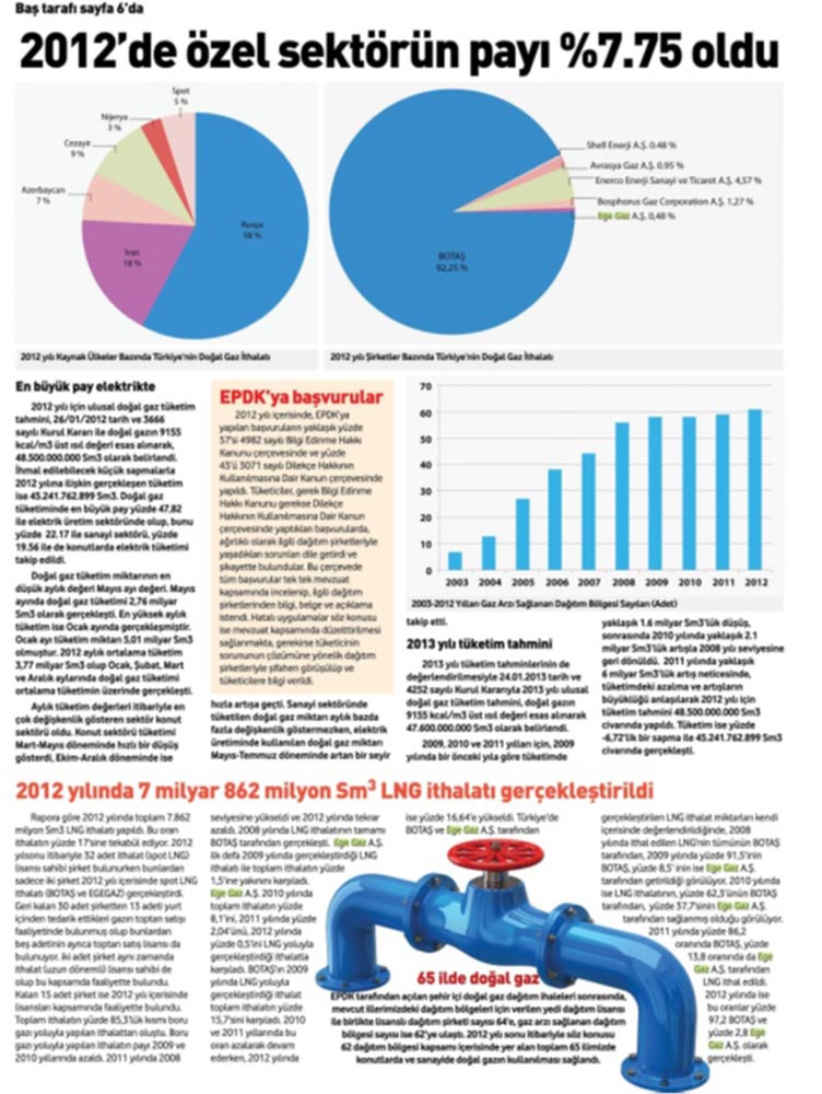 2012'de Özel Sektörün Payı 2012'de Özel Sektörün Payı