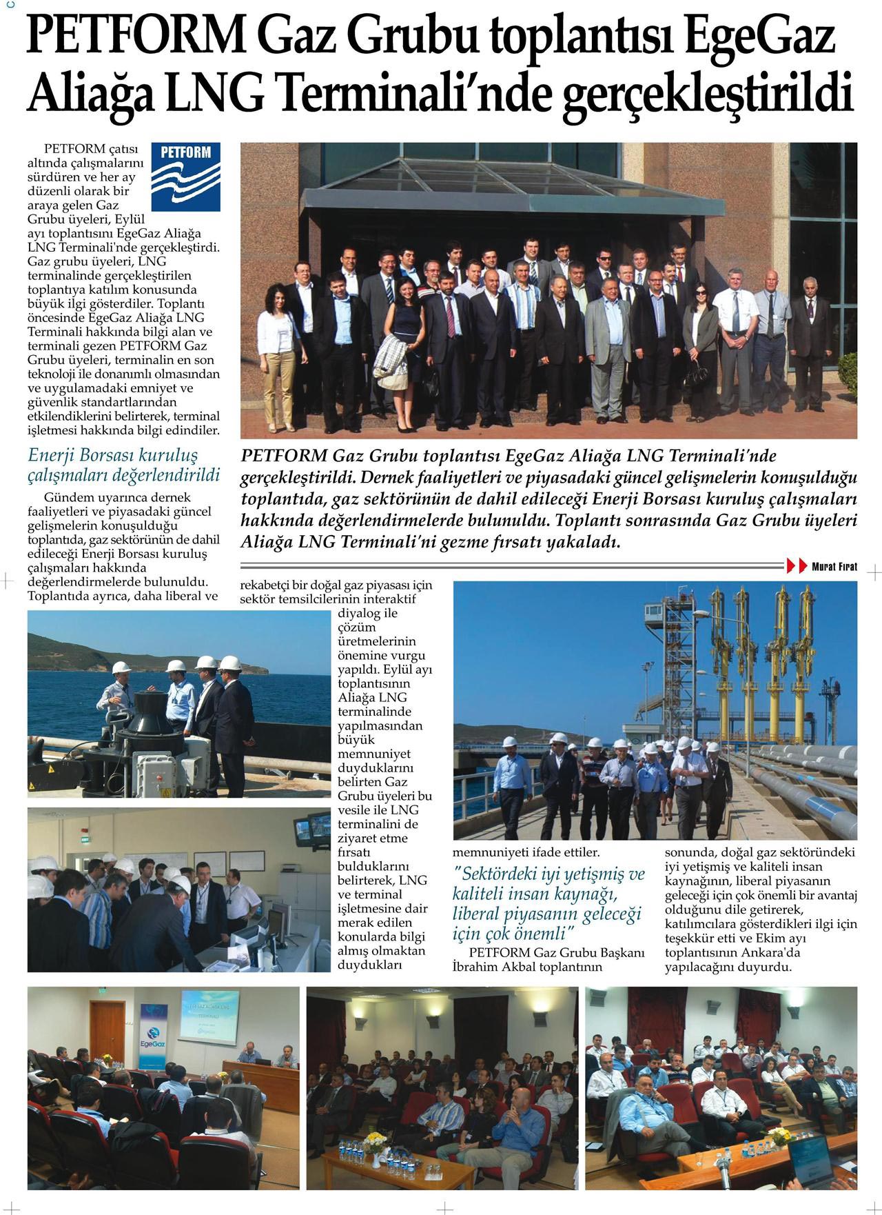 PETFORM Gaz Grubu Toplantısı PETFORM Gaz Grubu Toplantısı